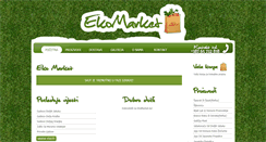 Desktop Screenshot of ekomarket.ba