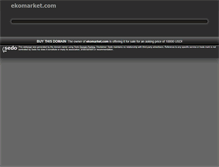 Tablet Screenshot of ekomarket.com